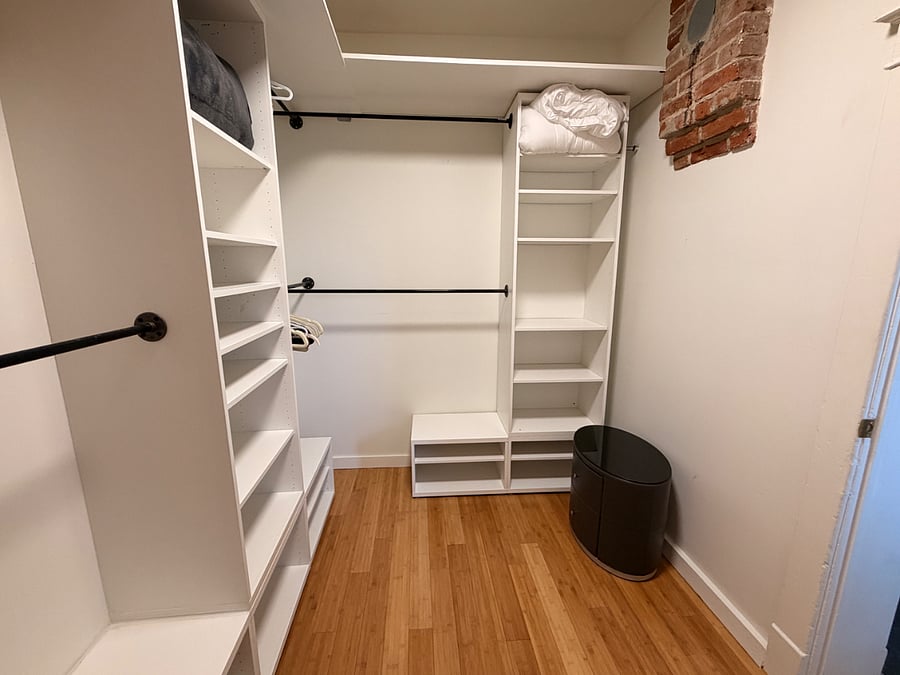 Master bedroom closet 