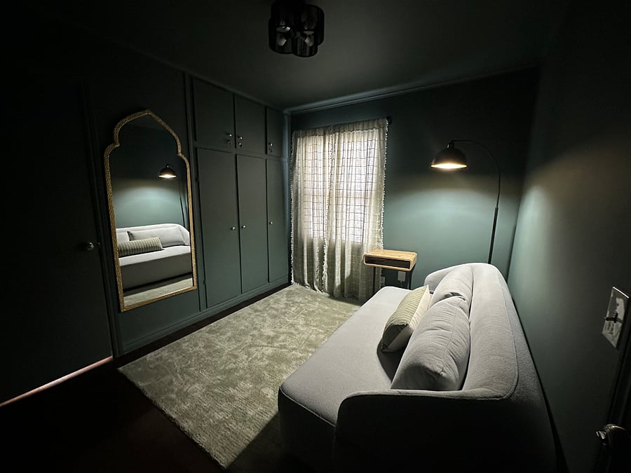 I call this Moody/Fun room- The Green Room!