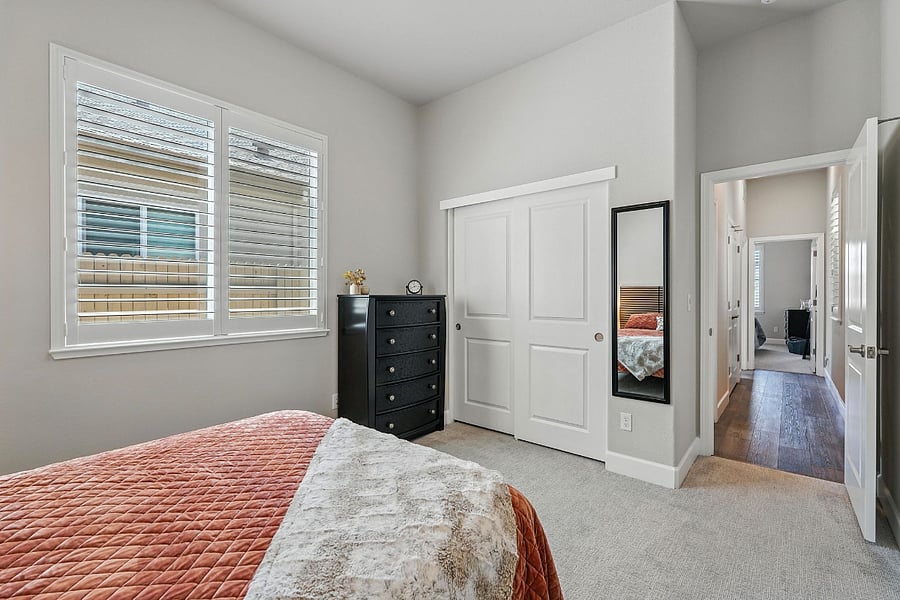 Bedroom #3 - Double Bed, dresser, full size mirror