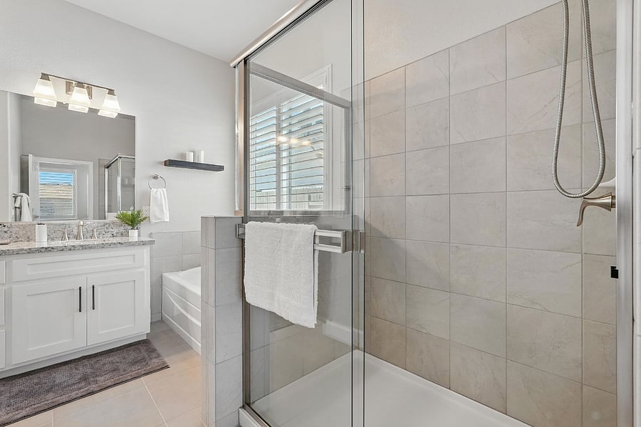 Master Bathroom- Tub w/ separate shower