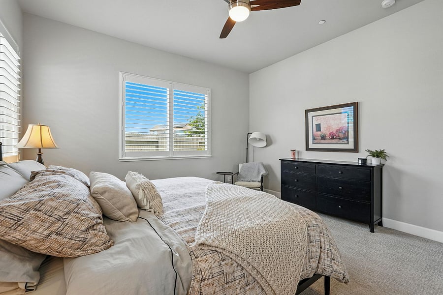 Master Bedroom - King Bed, nightstands w/ lamps, Dresser, Chair for Sitting