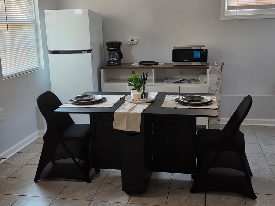 Private Kitchenette and dining area