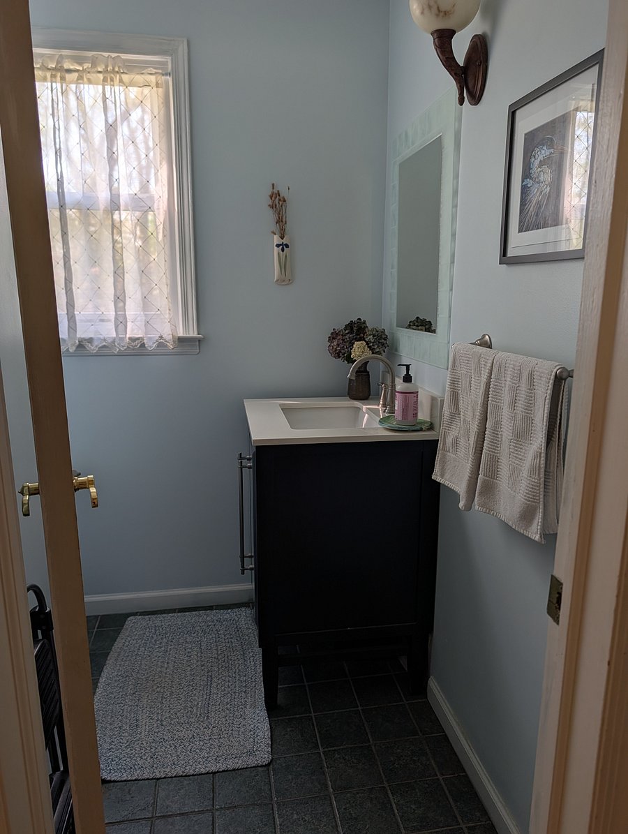 Downstairs half bath