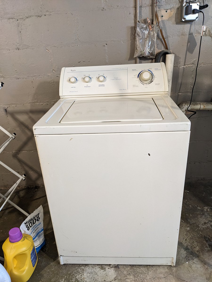 In unit laundry plus drying rack