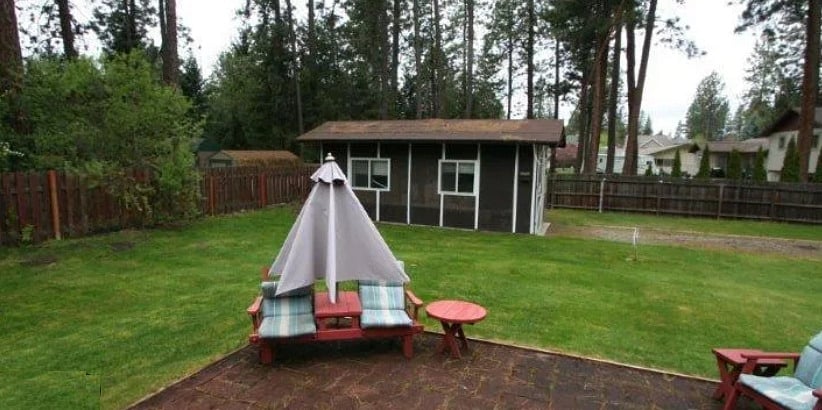 Fenced. Private. backl yard