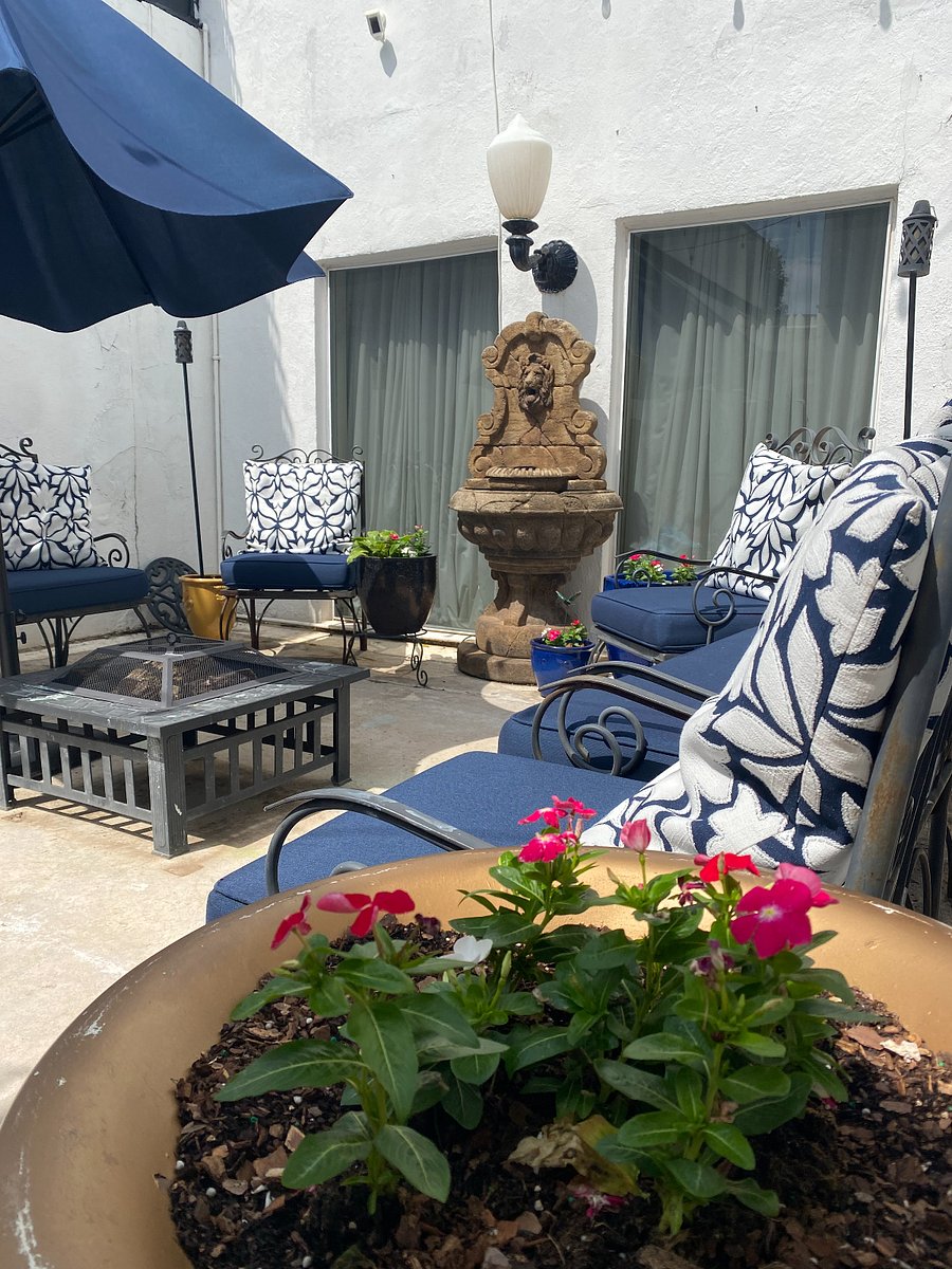 Private patio area. 