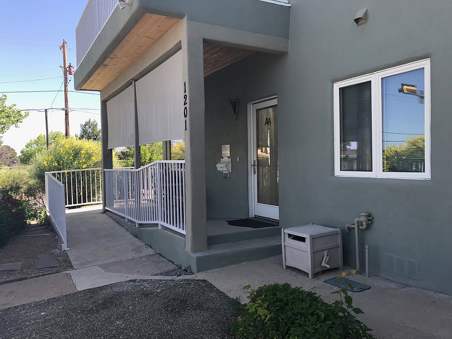Unit A entrance