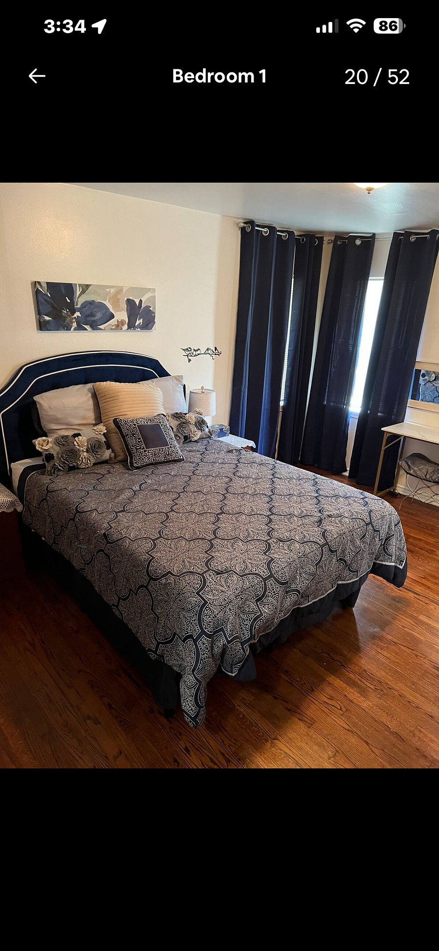 Queen bed