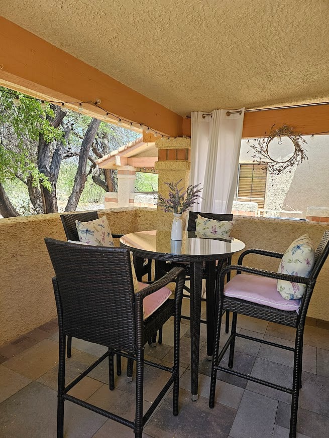 Back Patio looking 