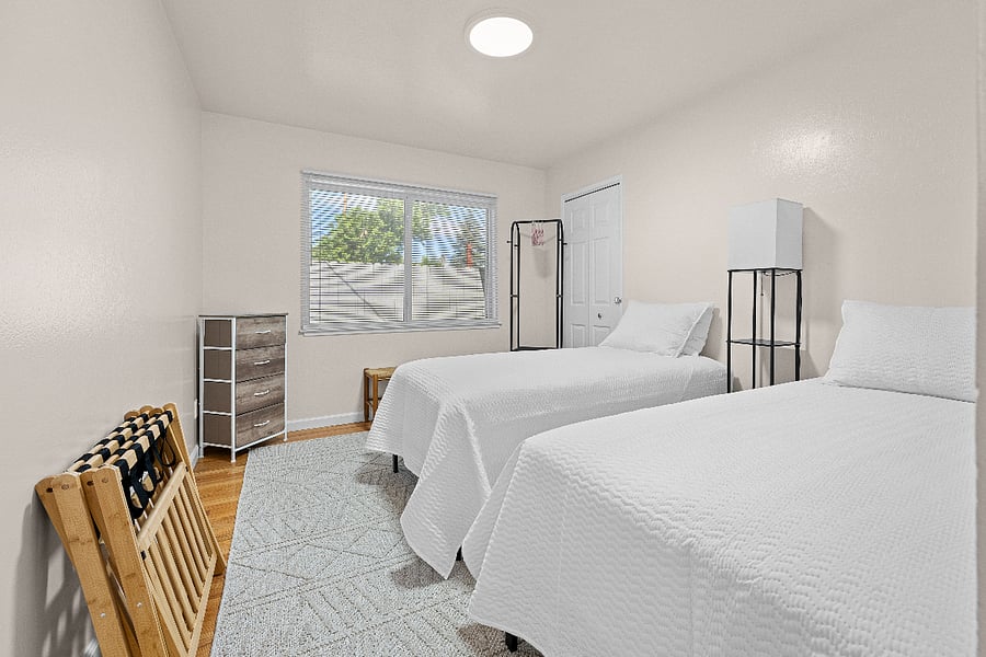 twin beds