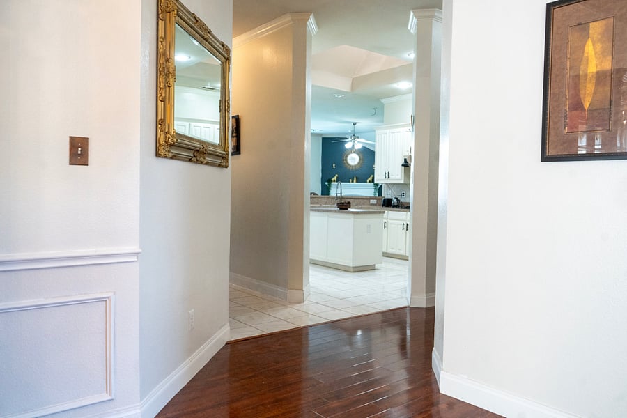 Hallway Kitchen View