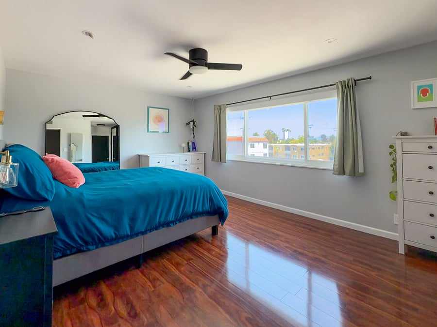 Primary bedroom view daytime