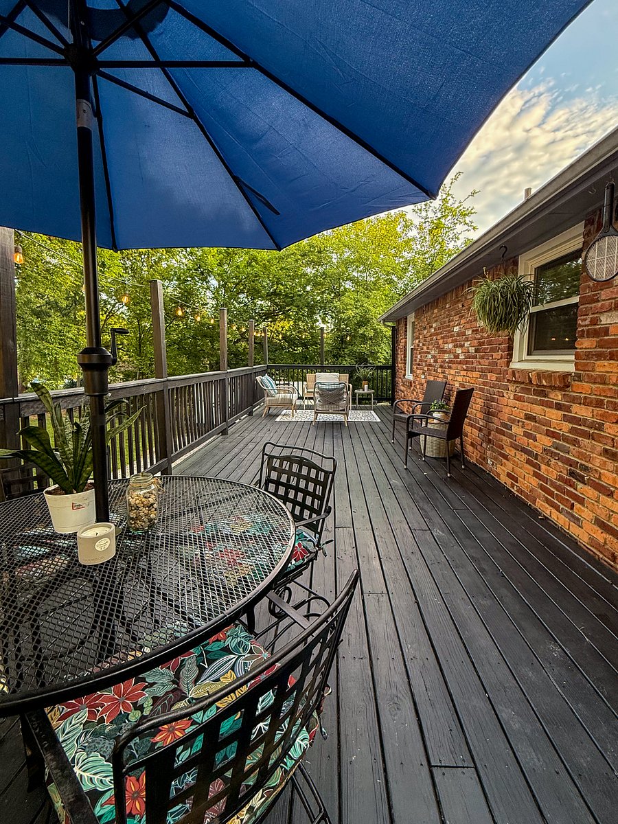 Back Deck Seating Area