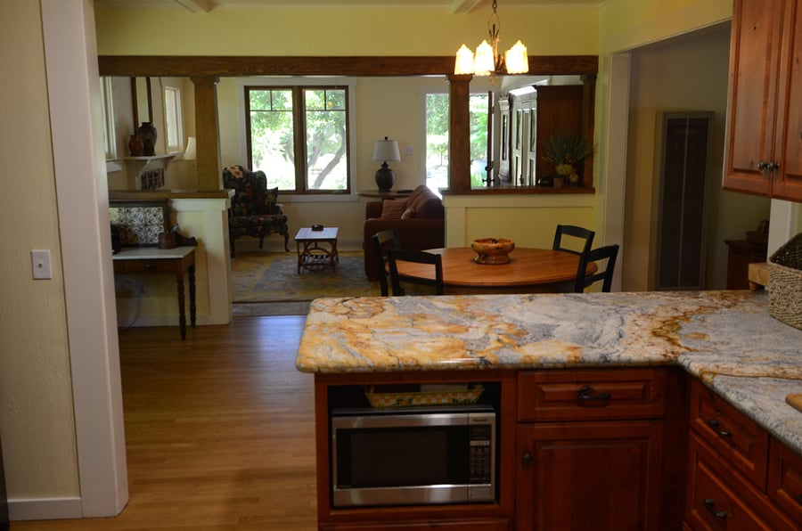 From kitchen to front door