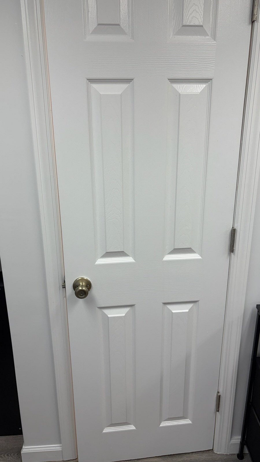 door into bathroom