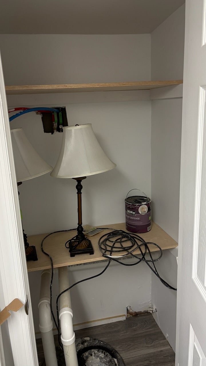 closet in first room