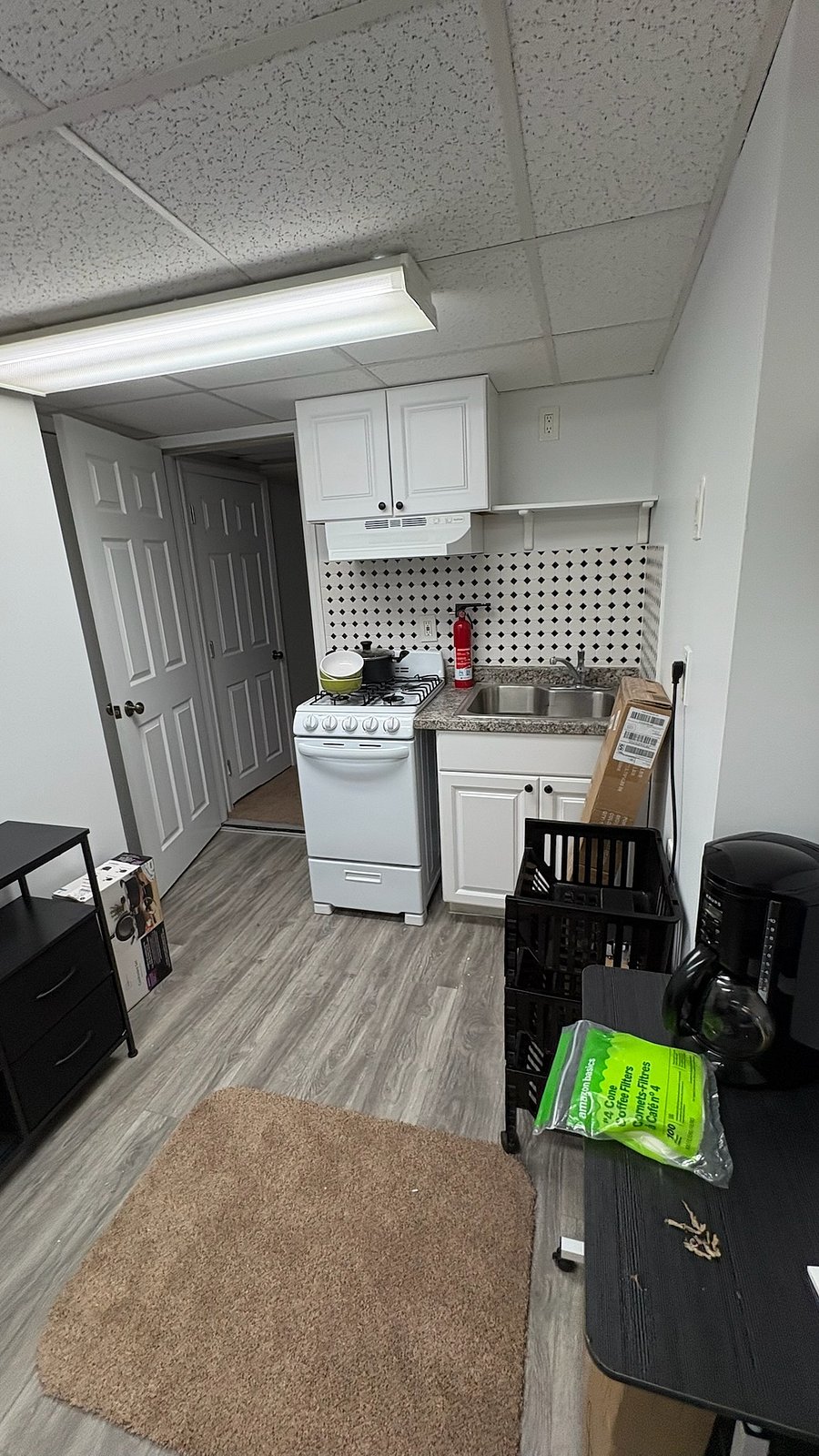 first room kitchen