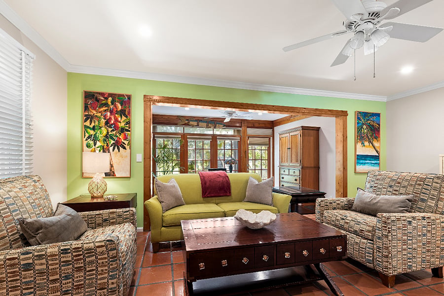 Living Room with Smart TV