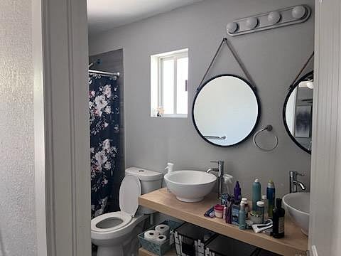 private bathroom double vanity
