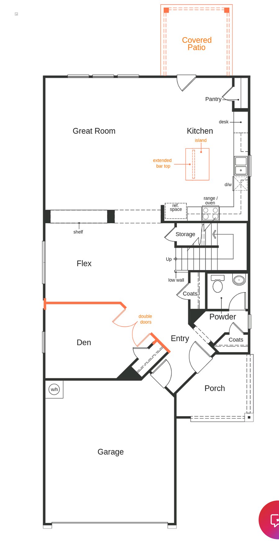 Downstairs