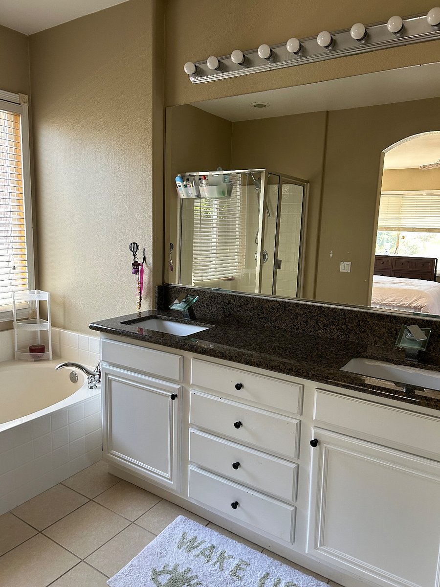 Master bed room , Shower Tub and 2 person sick.