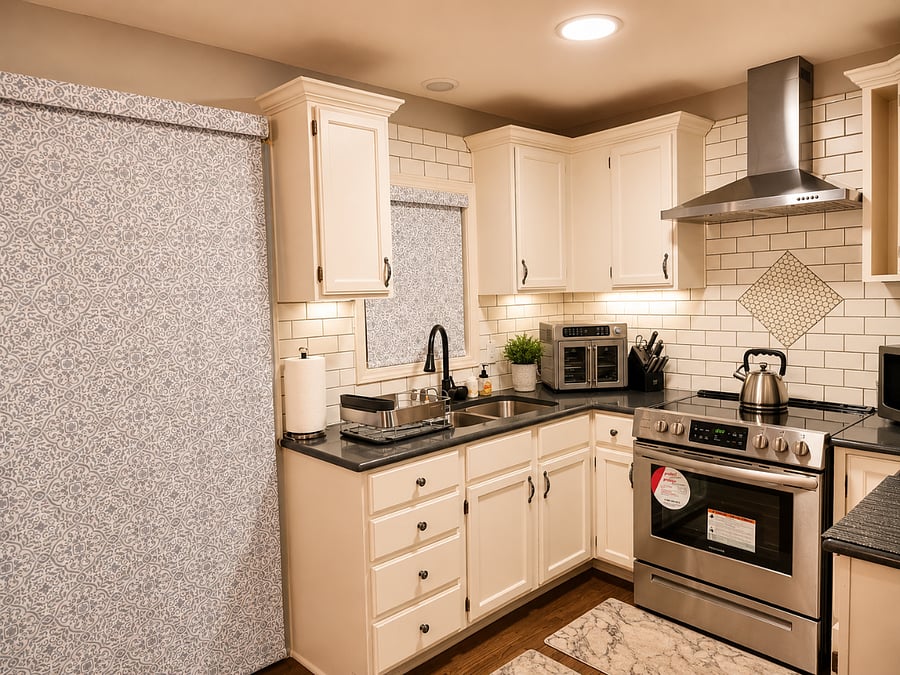 Fully Stocked Kitchen for Home Cooking