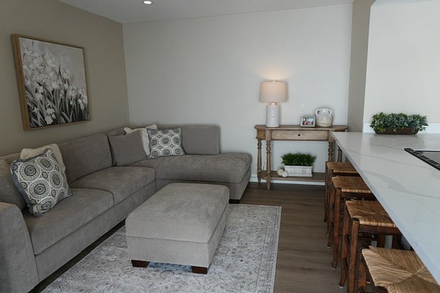 Family Room off the Kitchen
