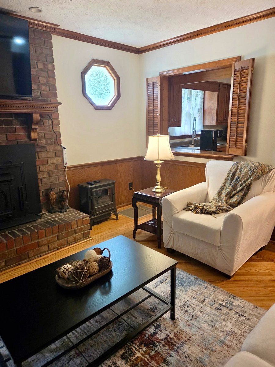 A cozy spot to read or watch tv.