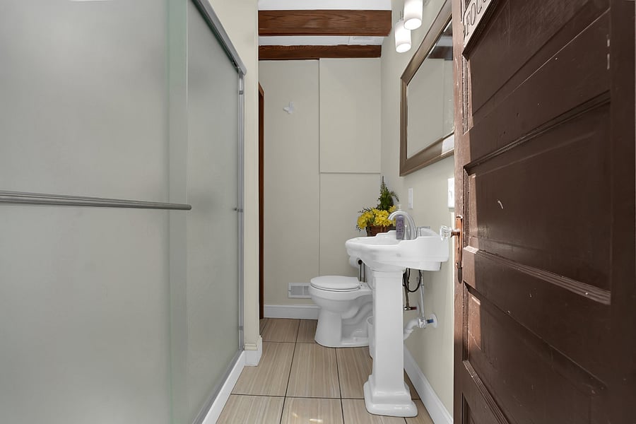 Full bath with walk in shower