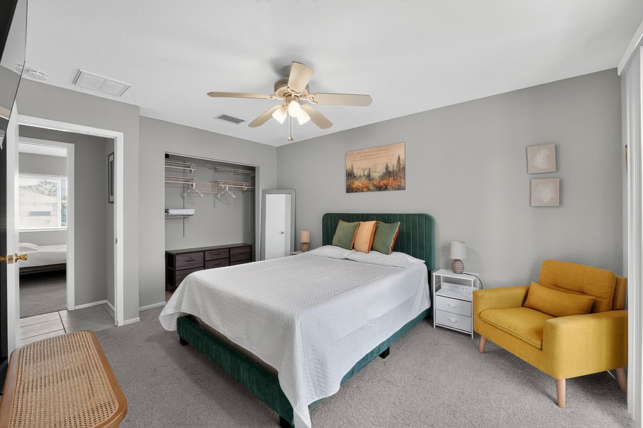 Bedroom  1  with  Queen  Bed