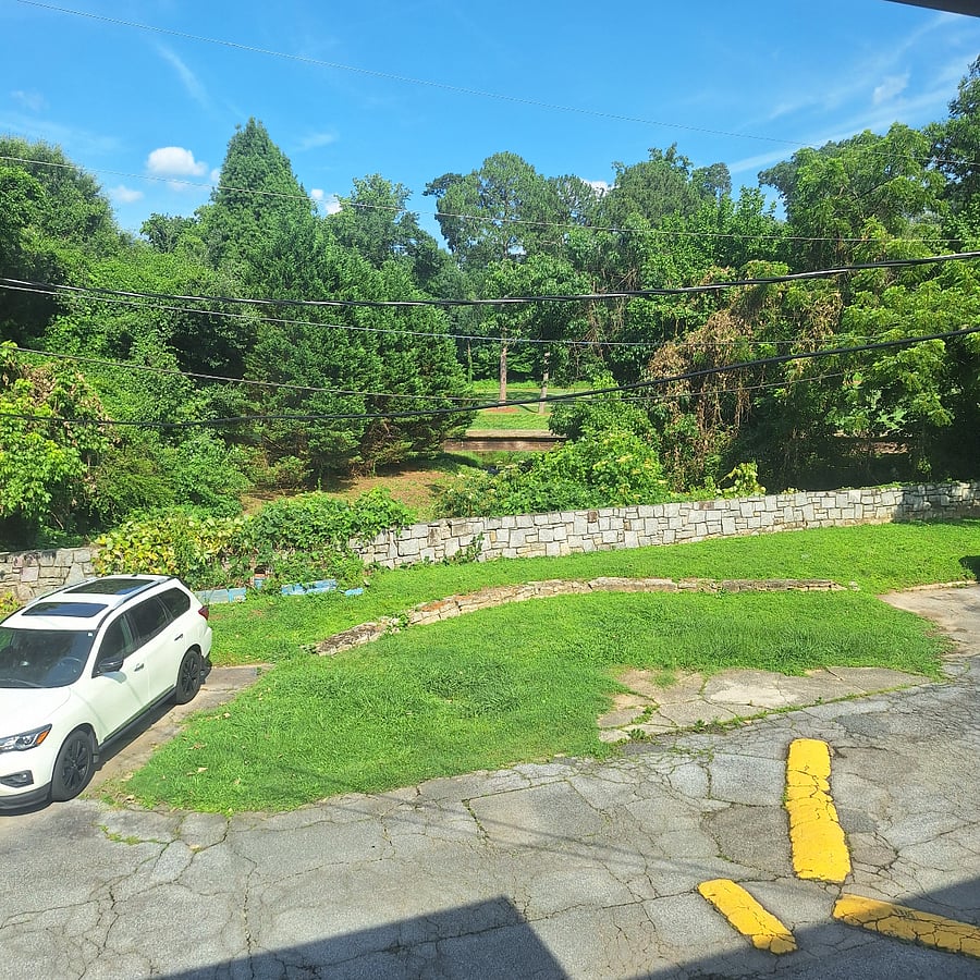 View of private golf course from Queen bedroom