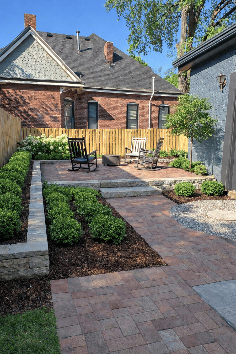 Sip, rock, and talk the night away around our backyard fire pit. Exclusive access to Bell-Smith Suite guests only. First round of firewood is provided. There is also a gas grill on site (not pictured)