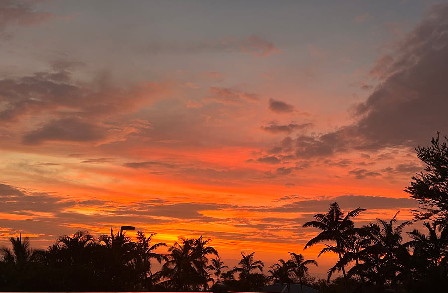 And of course...another beautiful sunset 