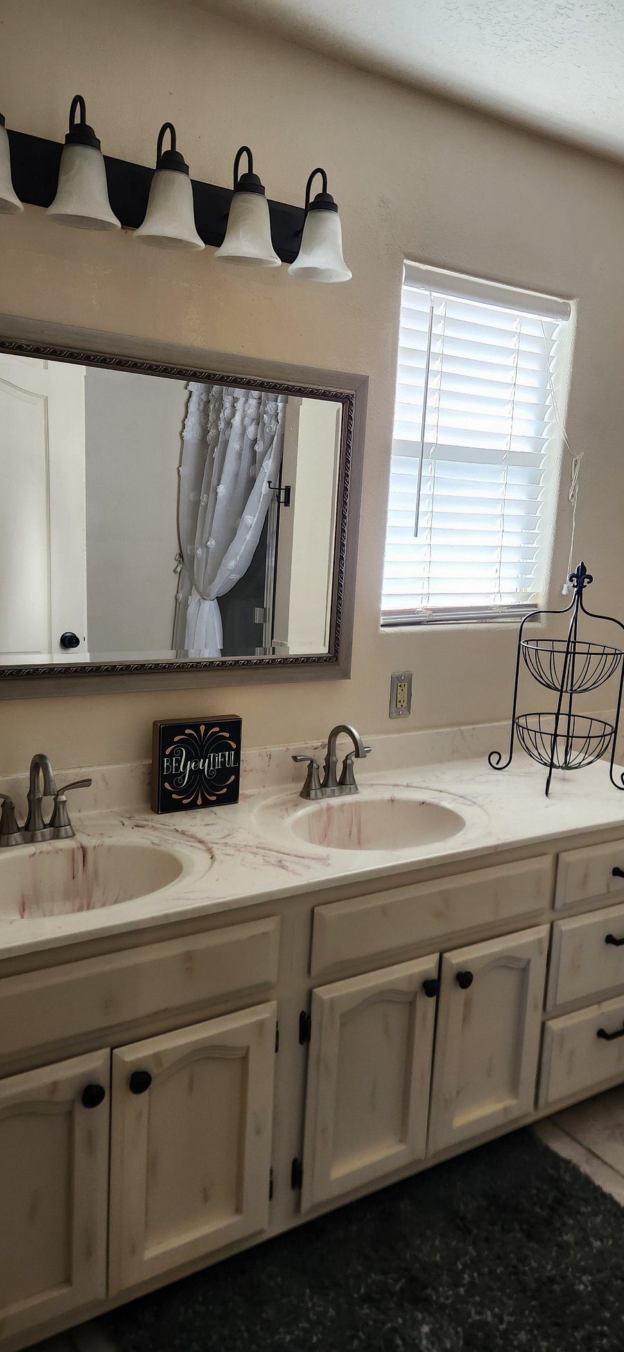 Master Bathroom with A Double Sink