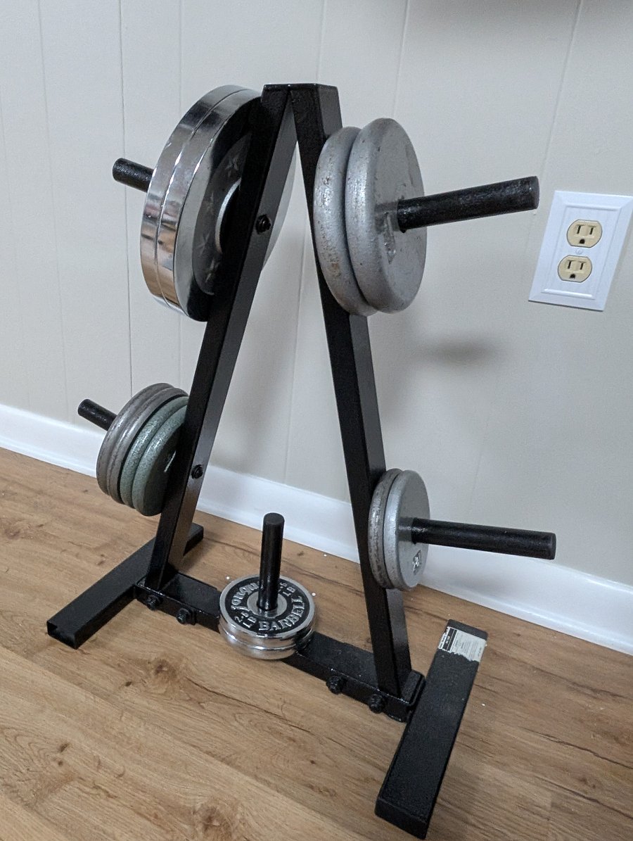 more weights. bar included