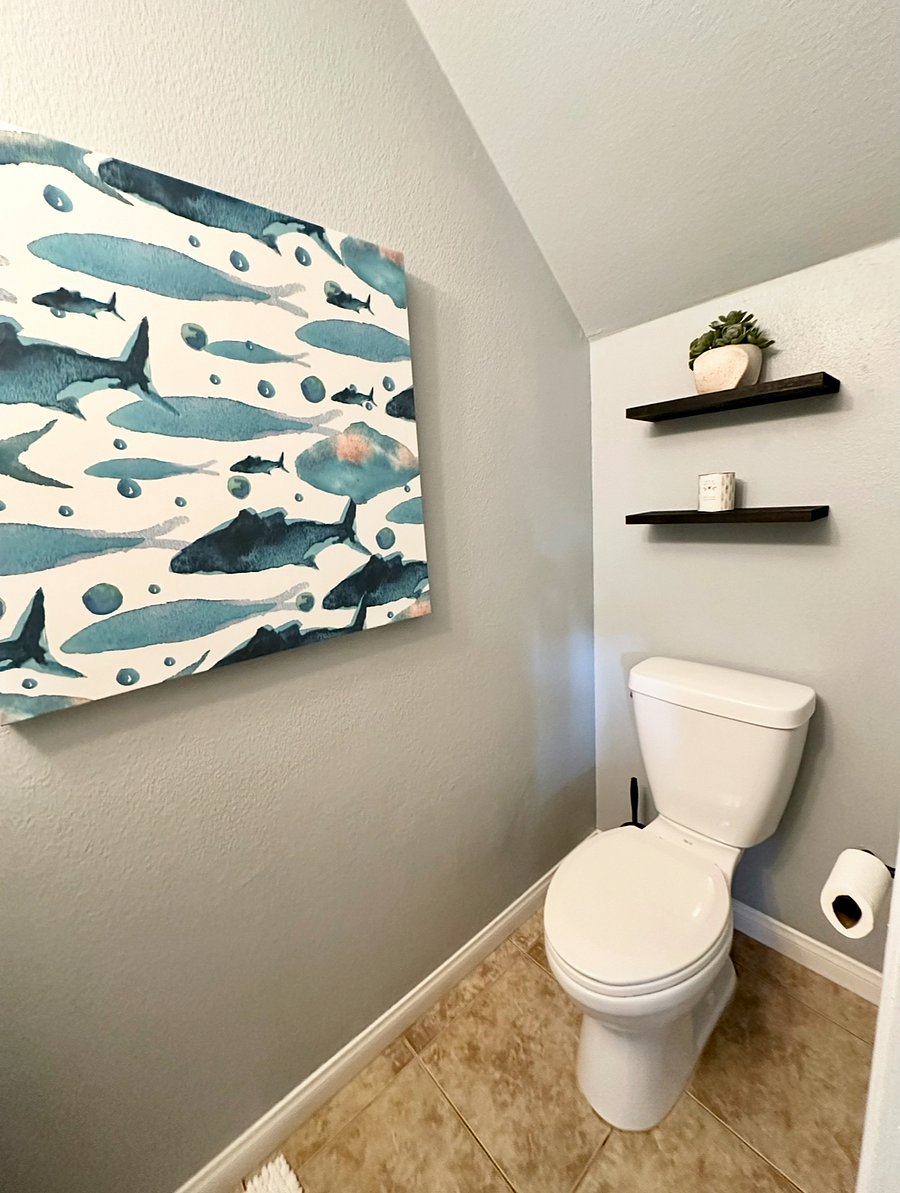 Downstairs half bathroom