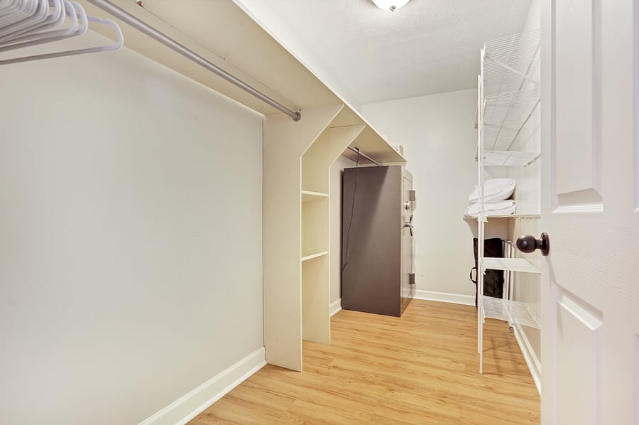 Said HUGE walk-in closet in Master Bedroom 