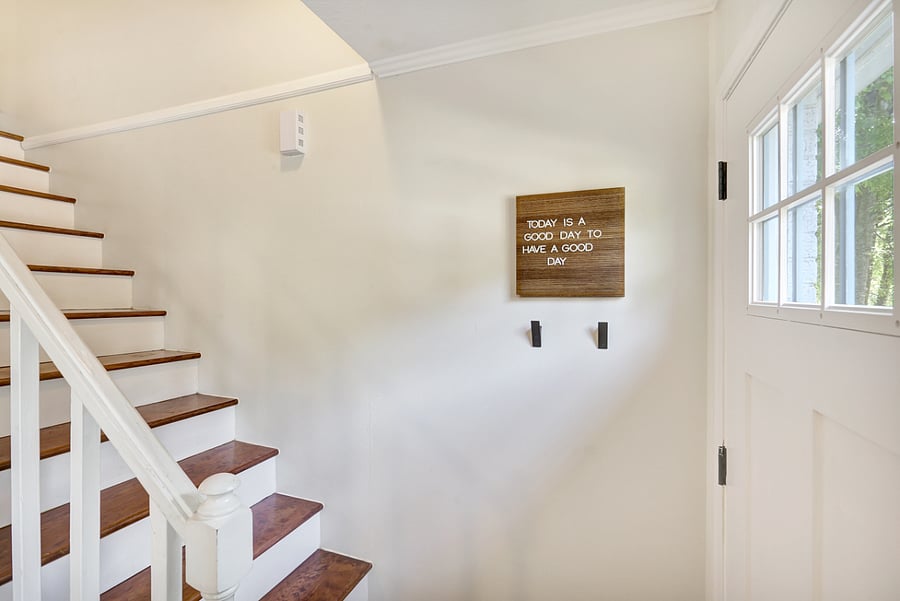 Upstairs...