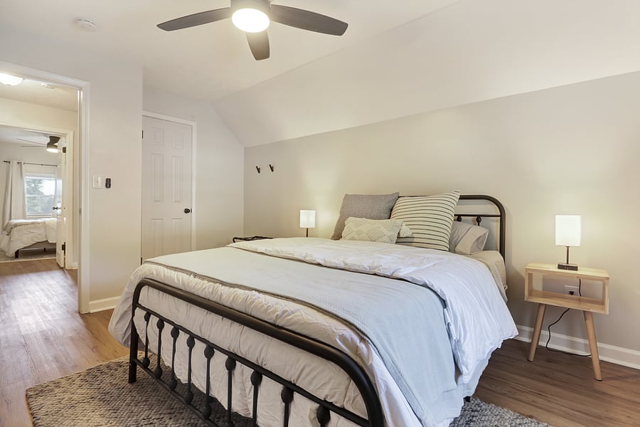 Left Bedroom with Queen Bed