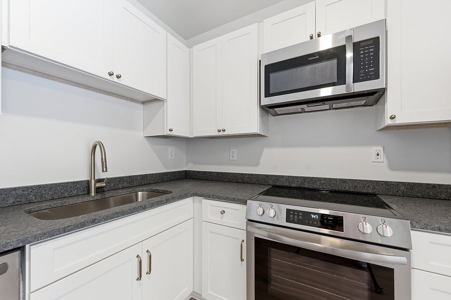 Remodeled kitchen