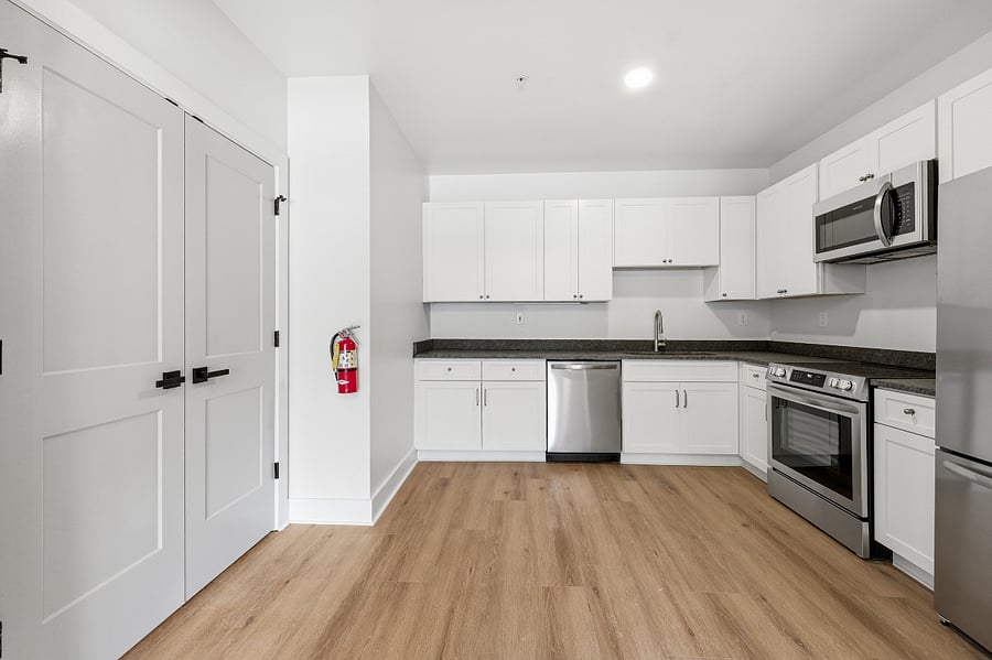 Remodeled kitchen