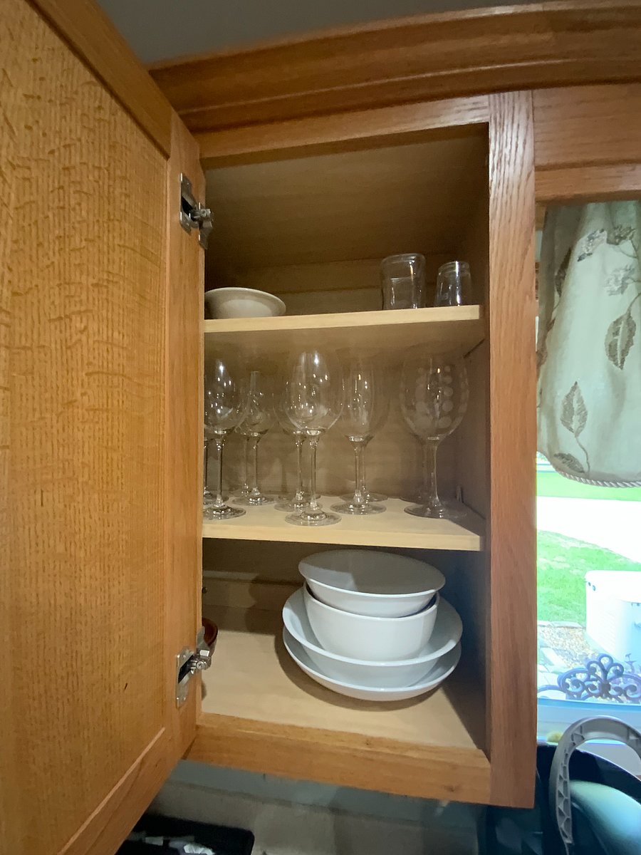 Kitchen - Stocked Cabinets
