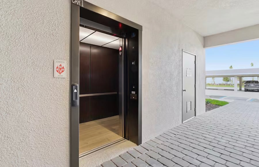 Weary legs from too much golf?  Take the elevator to your 3rd floor home.