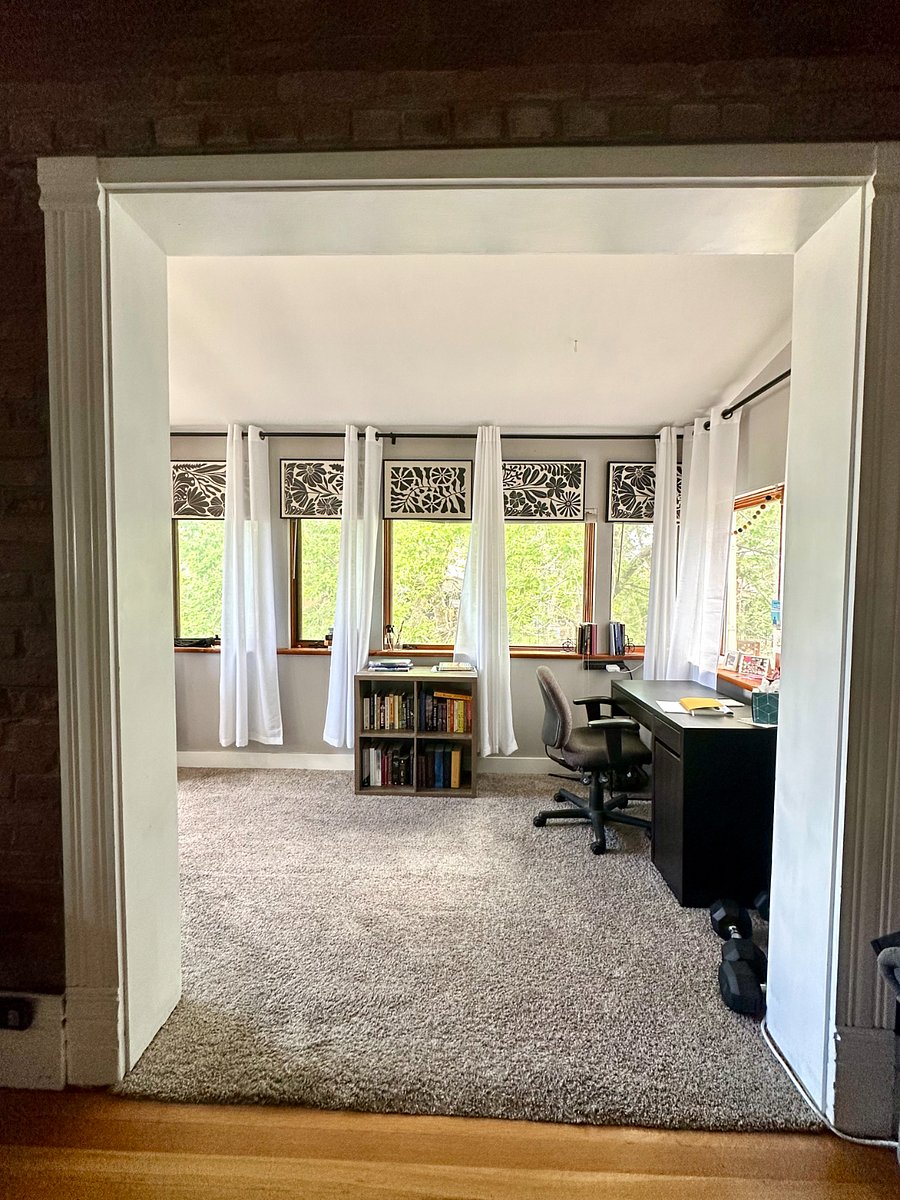 Front room off of the master bedroom - desk office space