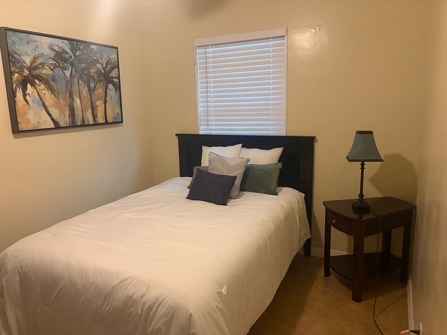Full size bed 2nd bedroom