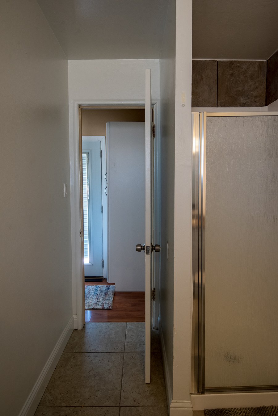 Hallway to bathroom 