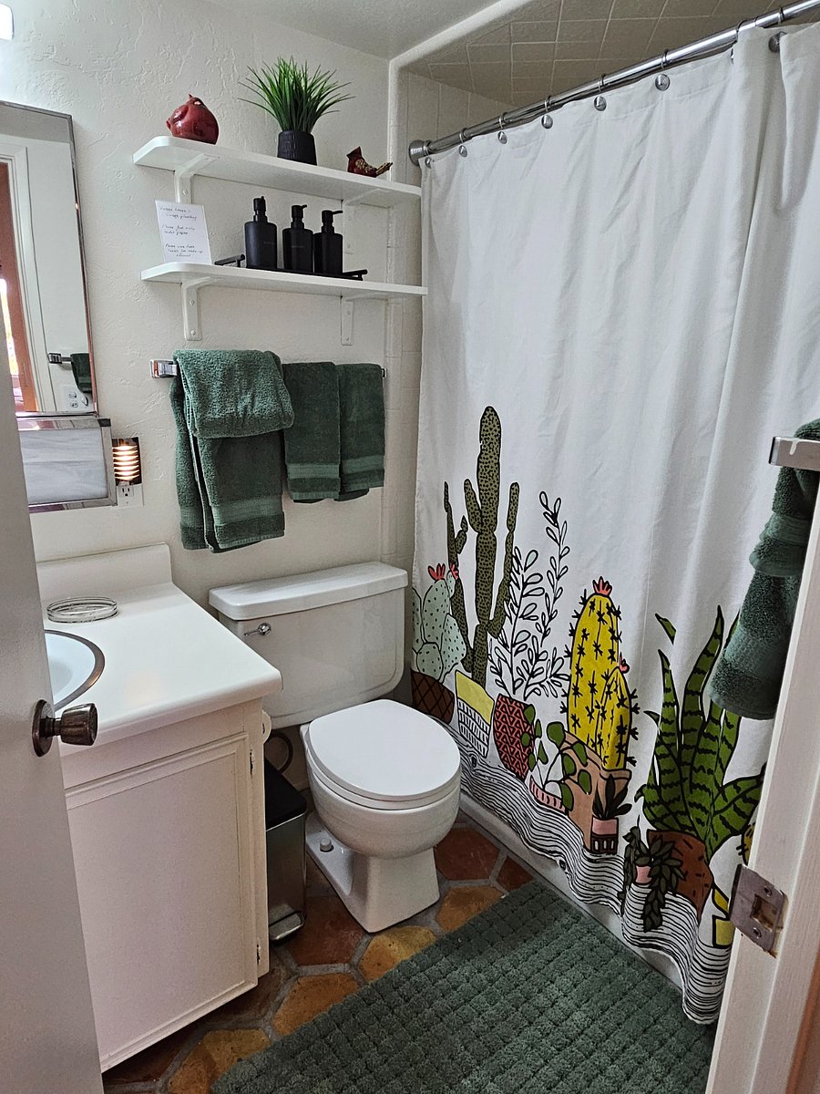MBR ensuite bath with tub/shower combo.