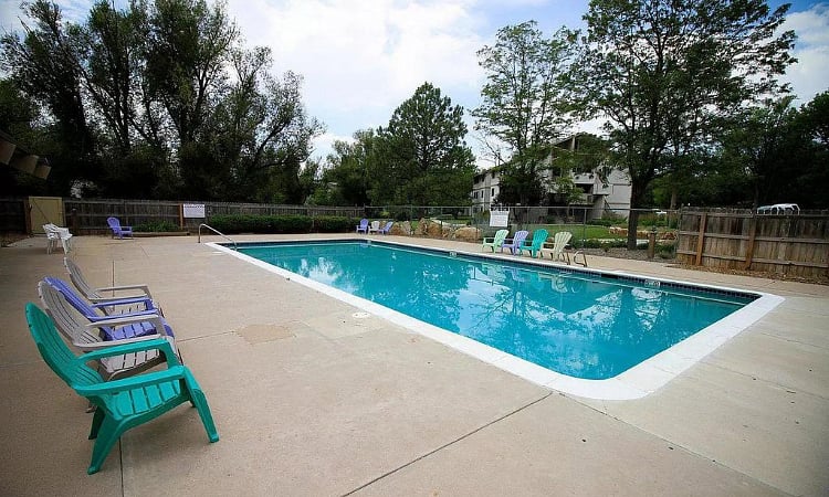 The pool is open from Memorial Day - Labor Day.