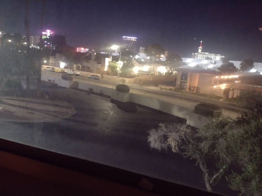 City lights at night