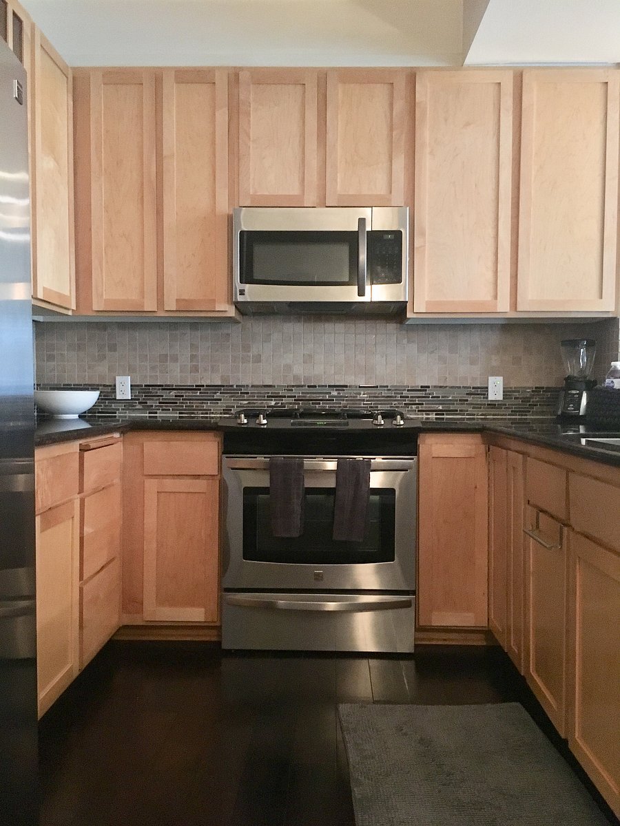 Prepare all your meals with full size appliances including a gas stove, dishwasher and large fridge. Granite countertops throughout.